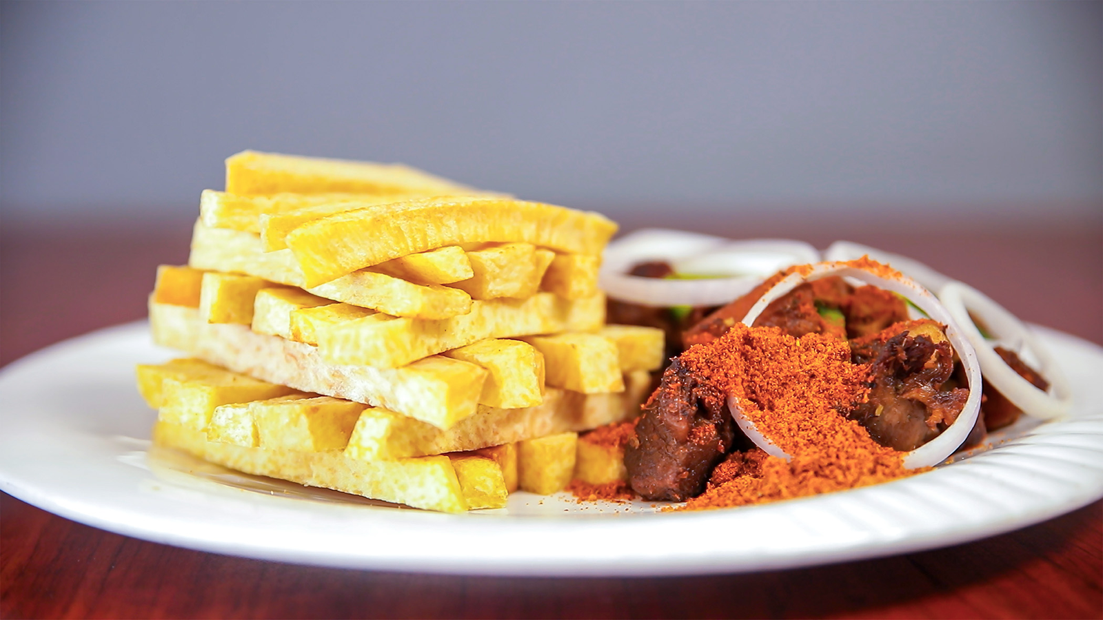 Fried Yam Chips